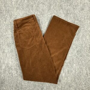 Indigo Rising Brown Womens Size 7 Corduroy Wide Leg High Rise Pants